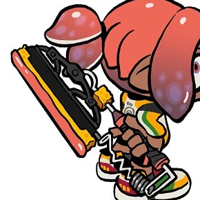 swordposting's tweet photo. Today's Sword of The Day is: The Splatana Wiper from Splatoon 3 https://t.co/qk24NYR8DP