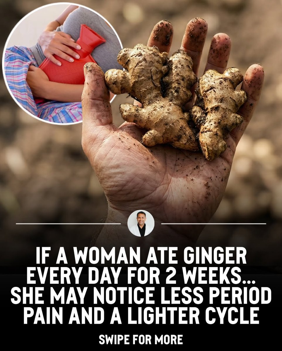 JeanMarcos007's tweet photo. Have you tried ginger to help with period cramps?

Ginger may work as well as ibuprofen for menstrual pain—but what does the research really tell us? 👇

Period pain is not simply “part of life,” and as a doctor, it bothers me that women are so often ... https://t.co/7tVIW9G47I