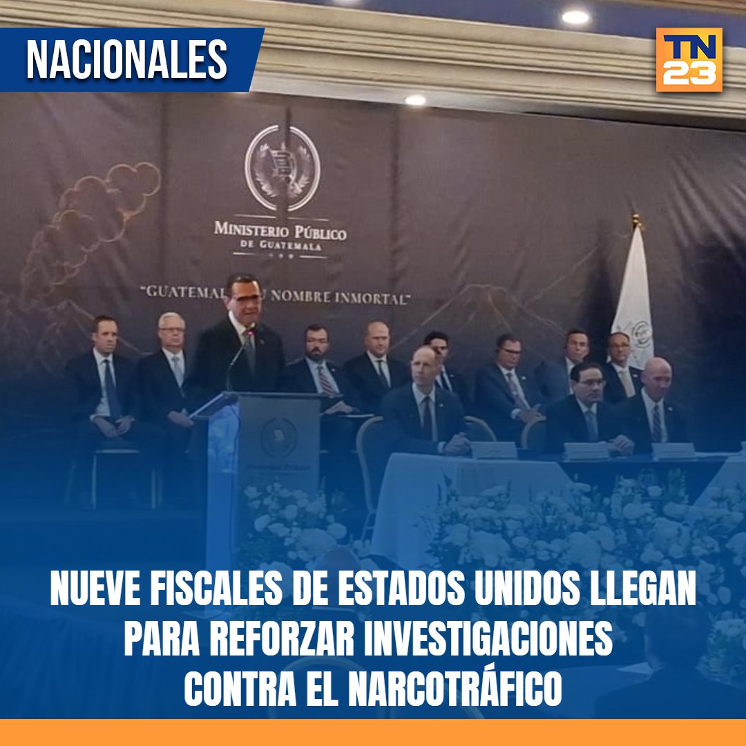 TN23NOTICIAS's tweet photo. Nueve #fiscales de #EstadosUnidos #llegan para #reforzar #investigaciones contra el #narcotráfico ➡️ https://t.co/CTZrHQioTq https://t.co/HRmQgOVbxF