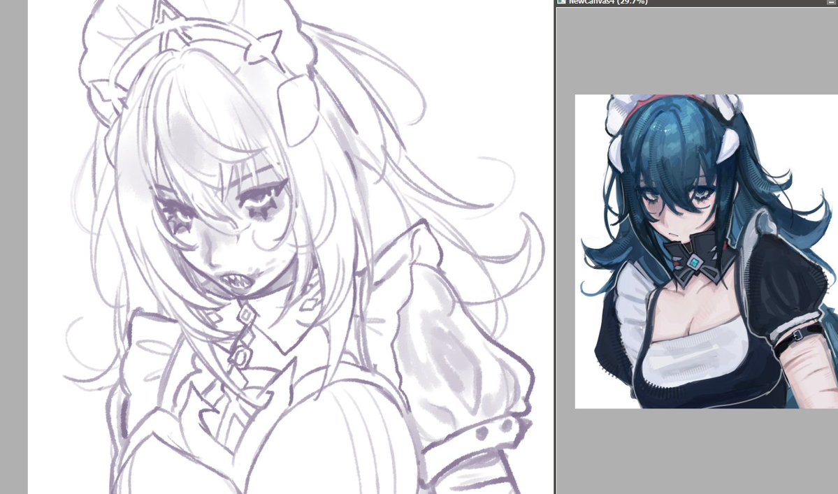 melodicide's tweet photo. (wip) lil danica improvement ... hopefully maybe not idk https://t.co/DTYSKWPQBS