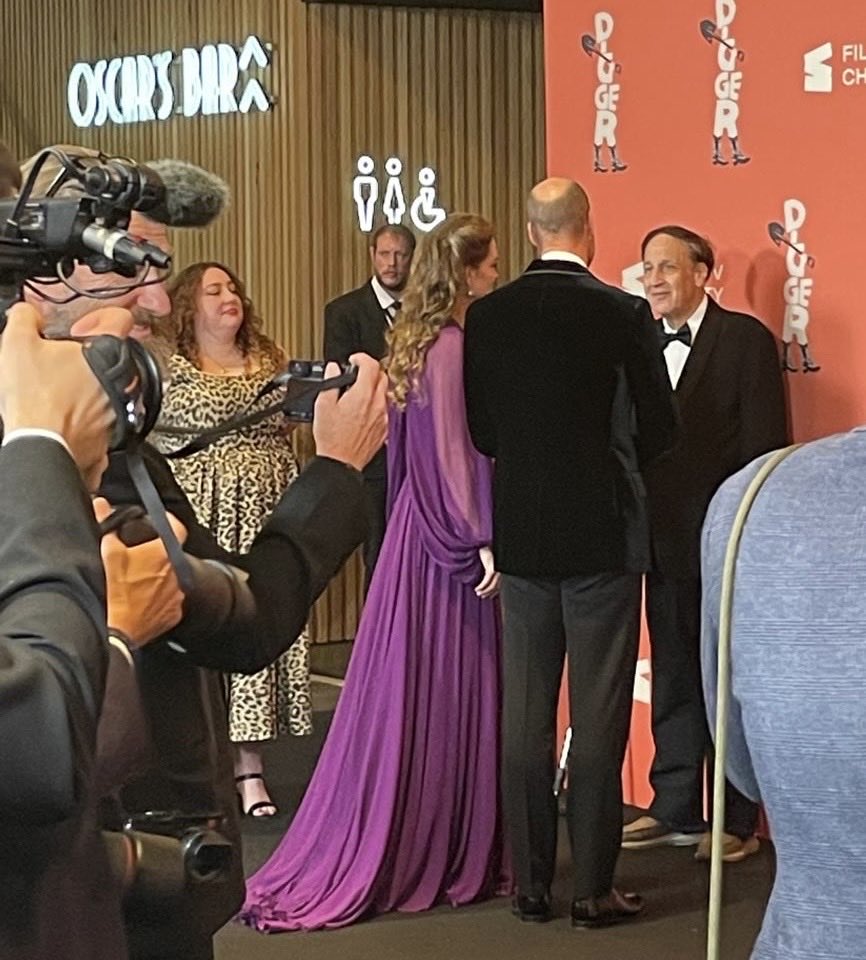 CEOAdam's tweet photo. What a privilege to host the black tie Royal Performance and World Premiere of Tom Cruise’s new movie Digger, at our Odeon Luxe Leicester Square cinema in London. 

Attending: William and Catherine, the Prince and Princess of Wales. https://t.co/Ae2GUiQarn