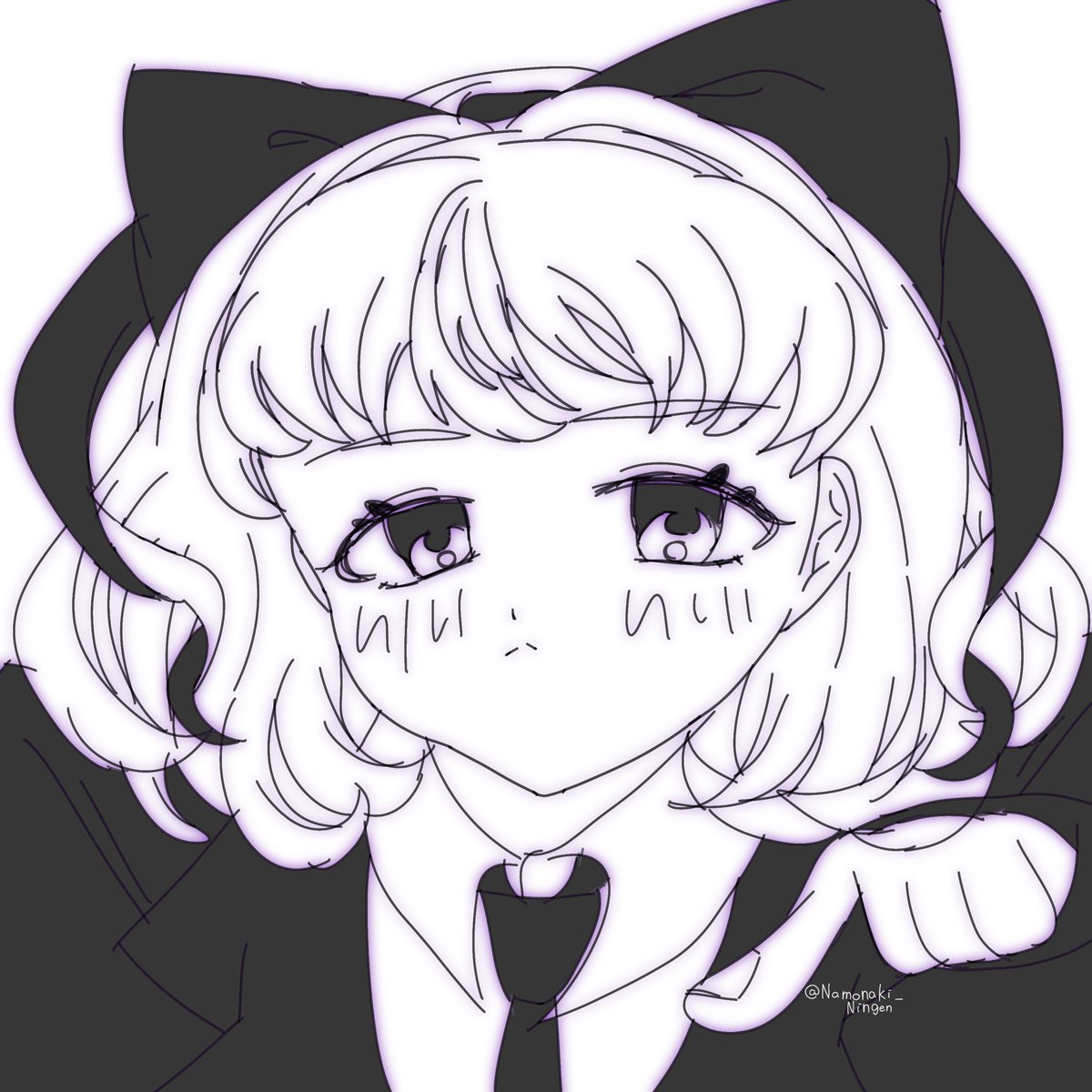 Namonaki_Ningen's tweet photo. スマホ指描き新OC https://t.co/pcoOHDAJ7B