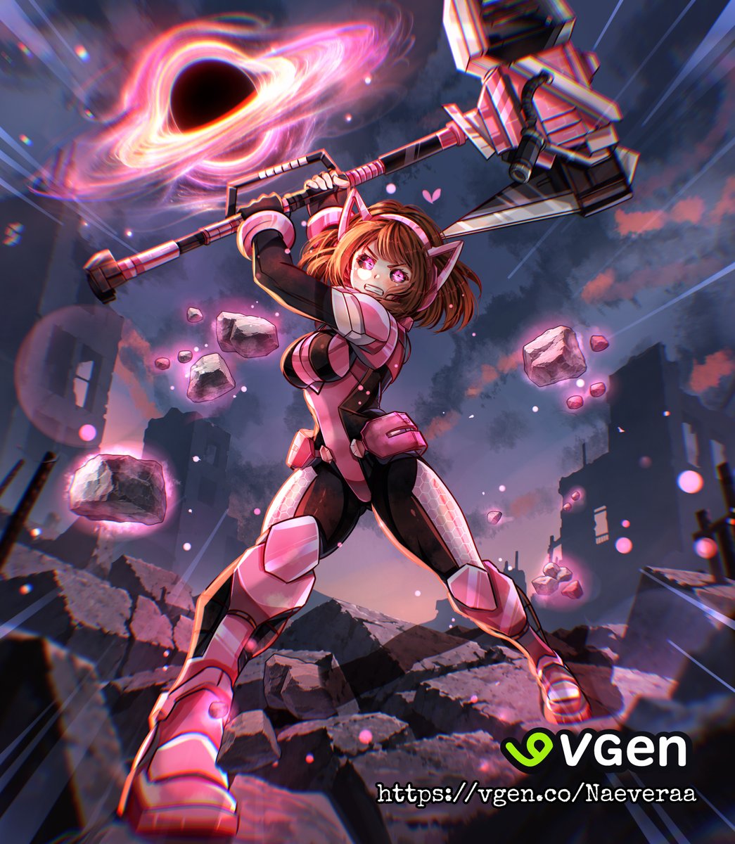 Naeveraa's tweet photo. I genuinely had so much fun bringing this version of Uraraka, and I’m incredibly happy with how the final piece turned out! 💗✨
A huge thank you to my wonderful client!
Commission me only on vgen! 

#vgen #vgencommission #opencommission #myheroacademia #ochacouraraka #vgencoms https://t.co/U6FazOdzqV