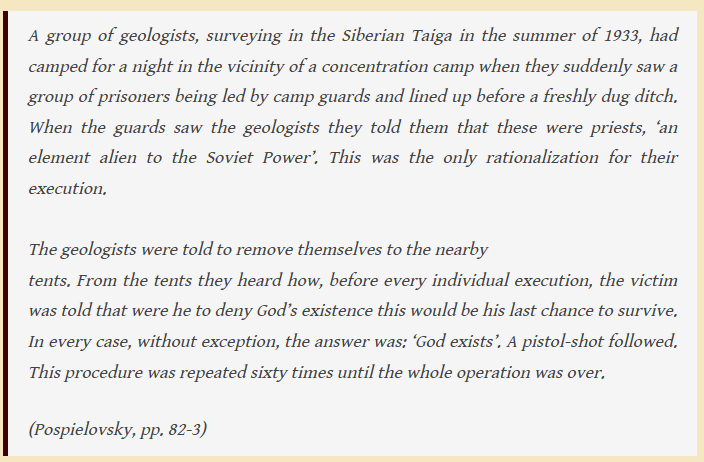 TimONeill007's tweet photo. @AtheistPhoenix Really? From Dimitry V. Pospielovsky’s *Soviet Anti Religious Campaigns and Persecutions: A History of Soviet Atheism in Theory and Practice and the Believer* Vol 2 (Palgrave Macmillan, 1988)
(Let the No True Scotsmans begin!) https://t.co/FwuIsVI2u8