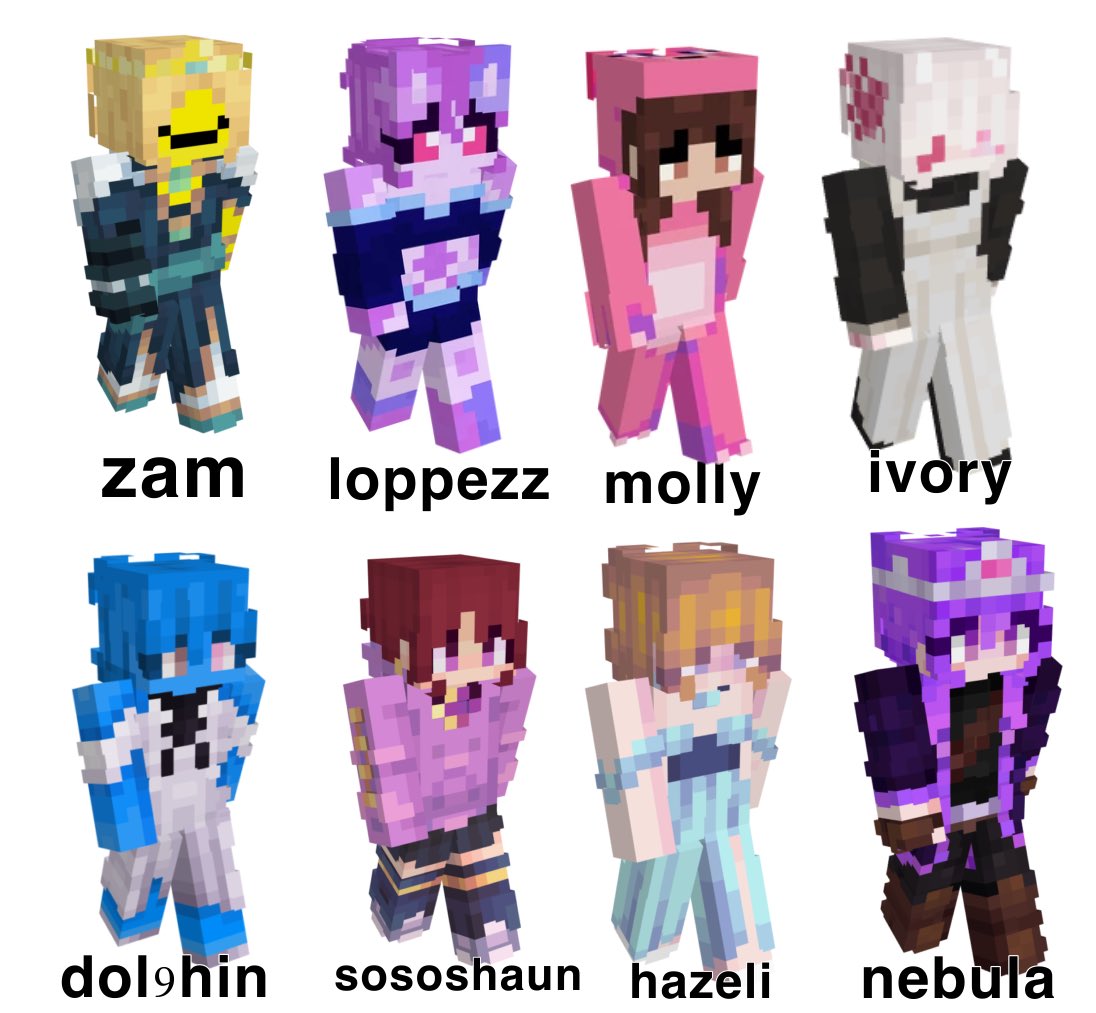 xalicos's tweet photo. shoutout to the trans girls of mcyt https://t.co/5jRQ6NPU98