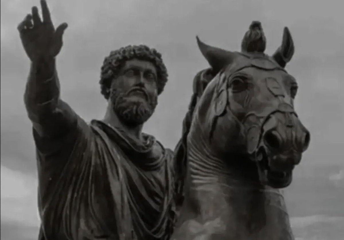historyinmemes's tweet photo. “What are you afraid of losing, when nothing in this world truly belongs to you?”

- Marcus Aurelius

Marcus Aurelius often reflected on discipline, responsibility, mortality, anger, compassion, and the difficulty of preserving good character when facing circumstances beyond our control. In Meditations, a collection of personal reflections written largely for himself, he repeatedly reminded himself that power, status, pleasure, and even life itself are temporary. His Stoicism was not about suppressing emotion, but about preventing outside events from controlling his thoughts, choices, and character.

For Aurelius, self-control was also revealed in the way a person responded to mistreatment. He encouraged himself to resist resentment, accept that human beings are imperfect, and continue behaving with fairness even when others failed to do the same.

His philosophy therefore presents strength as something greater than simply enduring pain or adversity. True self-mastery means facing hardship without allowing it to corrupt your values. The real test of character is not merely how much difficulty you can withstand, but whether you can endure it without becoming someone you never intended to be.