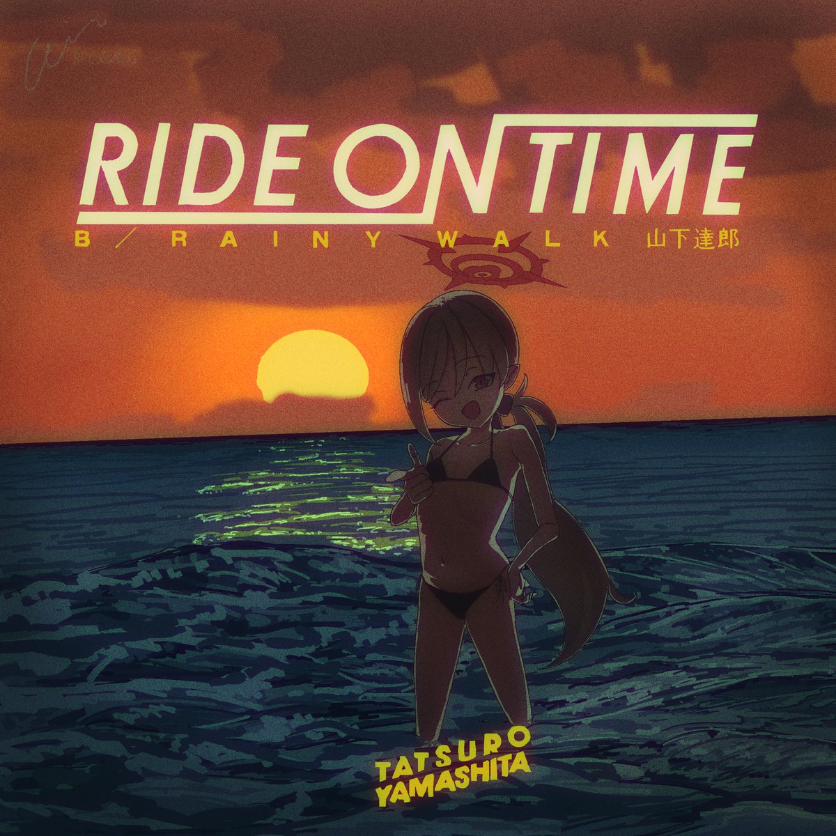 Han_Yu_Kai's tweet photo. @KAGEMARUex 誕プレ絵完成した
「ムツキがもしRIDE ON TIMEのジャケットパロディしたら」 https://t.co/eA7g5Xha0F