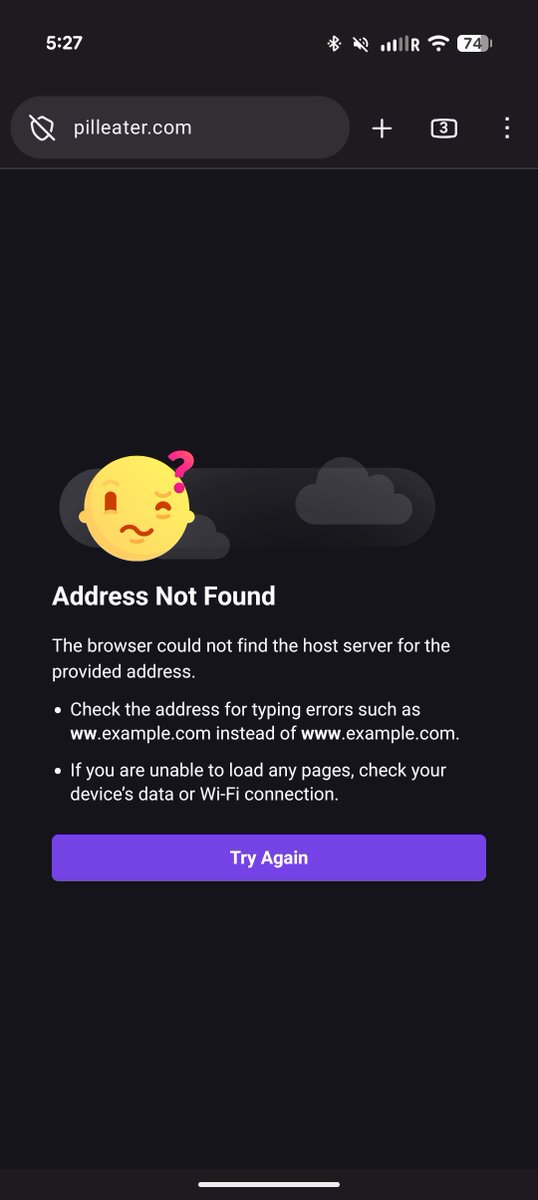 ocamldev's tweet photo. @realpilleater your website doesn't work without www at the beginning. Probably a DNS issue. https://t.co/SoF6v1bmAD