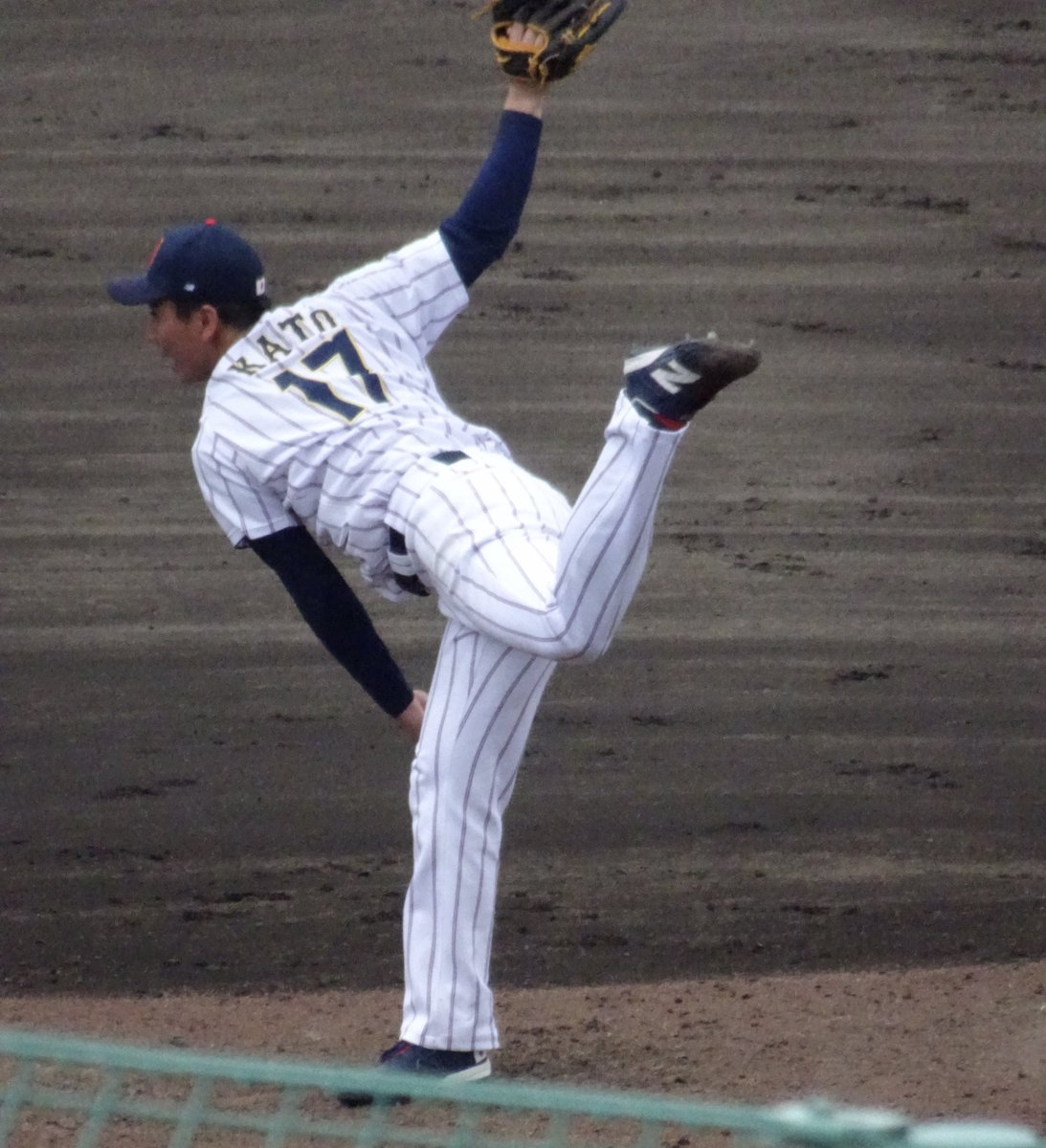 obp390's tweet photo. 時折アングルを変えながら投げるディアラオ🇵🇭が3回途中から登板して5.1回1安打2失点
素晴らしい安定感
矢野添田弾に花巻東卒の加藤三範も観られて大満足
ナイスゲーム！
#アジア競技大会 #愛知名古屋2026 https://t.co/wAKV2DPnSQ