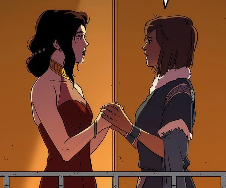 korracomfort's tweet photo. It's Korrasami day 🌸 https://t.co/ItWrT8gwdX