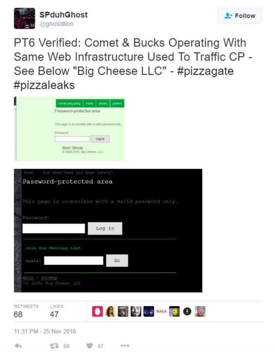 clariusmaximus's tweet photo. By the way, here’s some of the info on C0met Pizza having CSAM on its servers,

Which was discovered by a hacker years ago. https://t.co/USkDI7g64o
