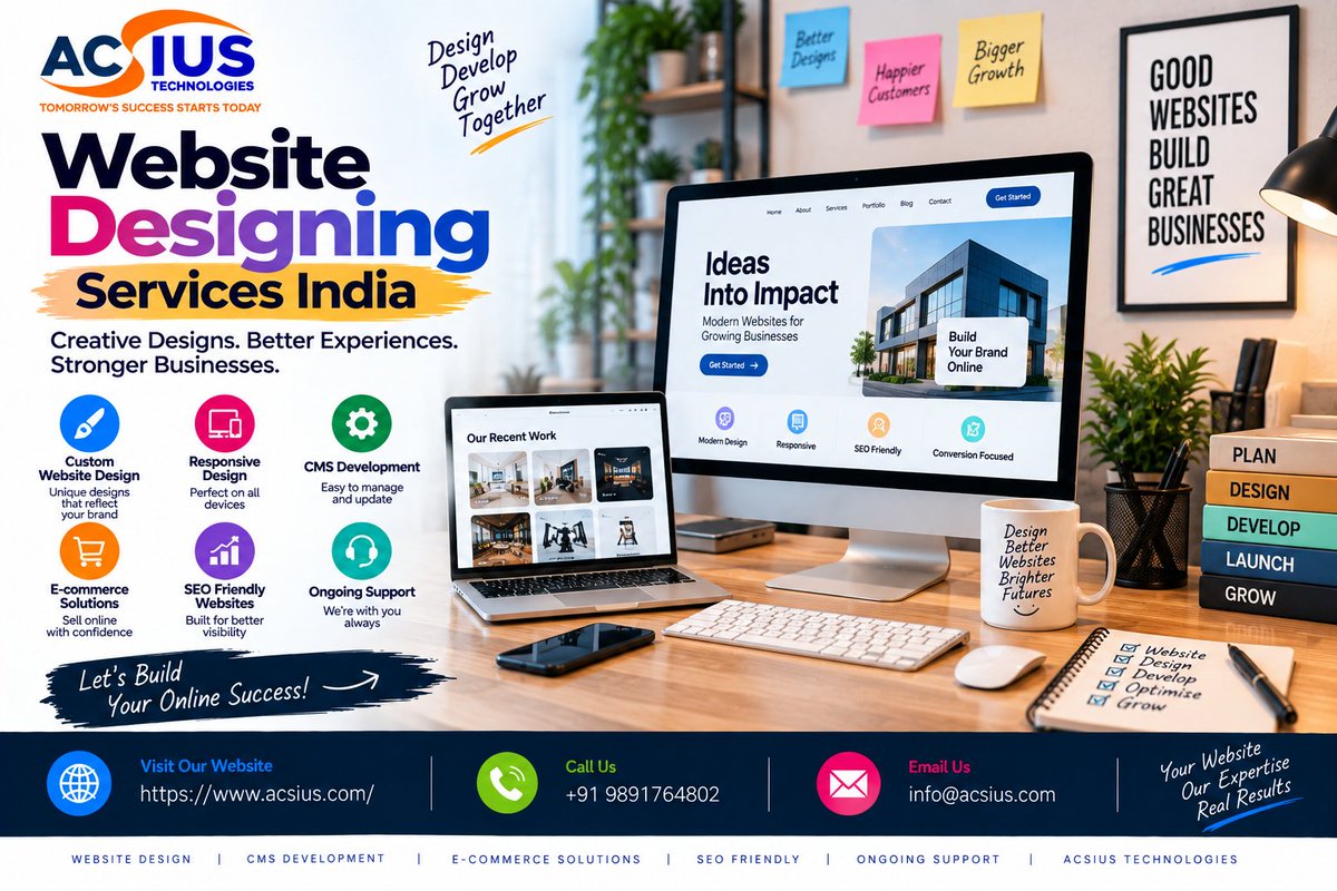 acsius's tweet photo. AI can summarize a company's claims. It can't verify their actual work. 🔍

Website Designing Services India — real portfolio, real results, real client feedback.

Check past the summary. 🚀

🌐 Visit: https://t.co/y66vA3wRUZ

#WebDesign #WebsiteDesigningServicesIndia #ACSIUS https://t.co/50tvHqRHW0