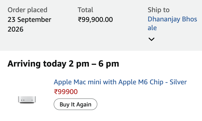 Dhananjay_Tech's tweet photo. Just Amazon things...
Preordered to receive it early but it didnt even ship!!!! 

But was already available to buy &amp; delivery in just few hours! So cancelled the ordered &amp; ordered again 🤦‍♂️🙆‍♂️🤷‍♂️ https://t.co/u6OkqdwX99