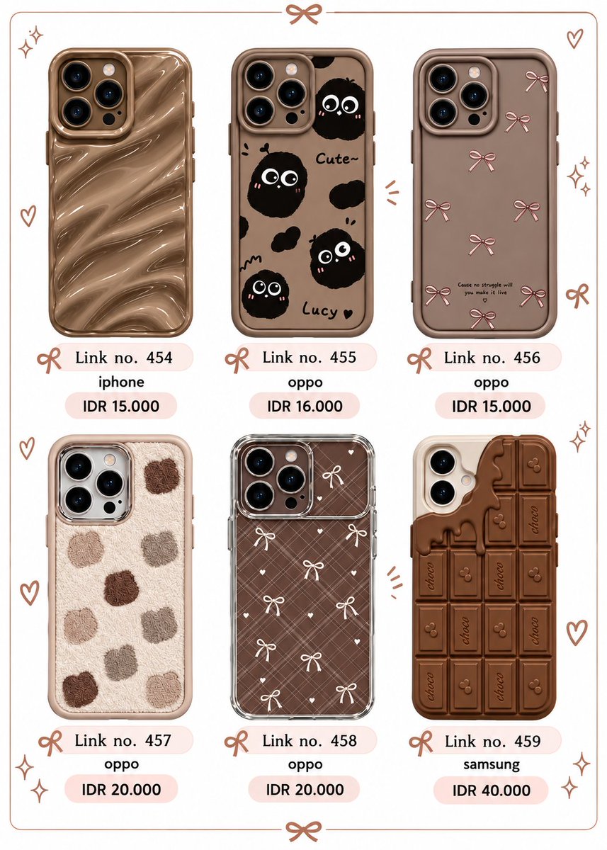 kepogoods's tweet photo. ✨ daily finds
new phone case, new mood. 🎀📱
cuma ganti casing, tapi somehow HP langsung berasa baru lagi. 😭🤍
#kepogoods #casinghp #casingmurah #phoneaccessories 

♡ swipe to see all items
🔗 shop this look ⤵️
https://t.co/LSRolijECG https://t.co/3vdZIh5lPd