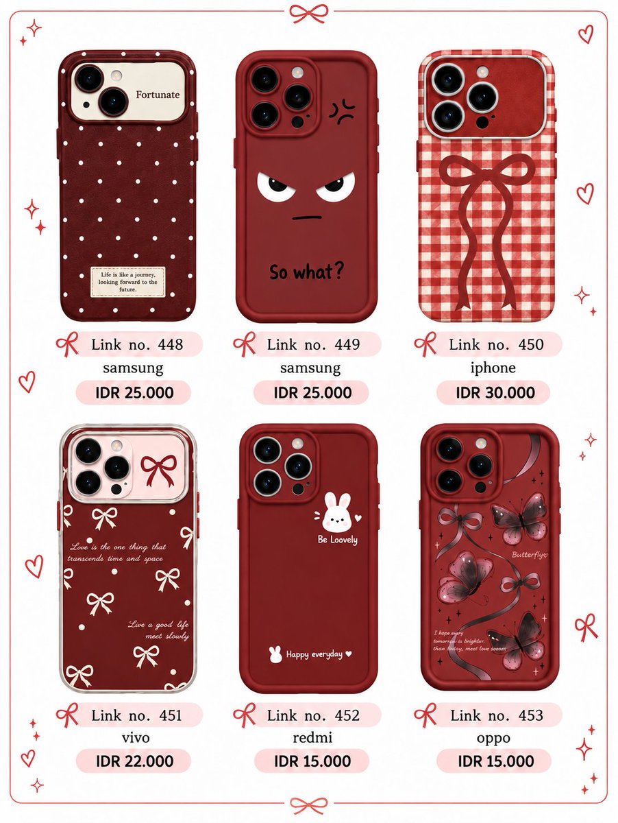 kepogoods's tweet photo. ✨ daily finds
new phone case, new mood. 🎀📱
cuma ganti casing, tapi somehow HP langsung berasa baru lagi. 😭🤍
#kepogoods #casinghp #casingmurah #phoneaccessories 

♡ swipe to see all items
🔗 shop this look ⤵️
https://t.co/LSRolijECG https://t.co/3vdZIh5lPd