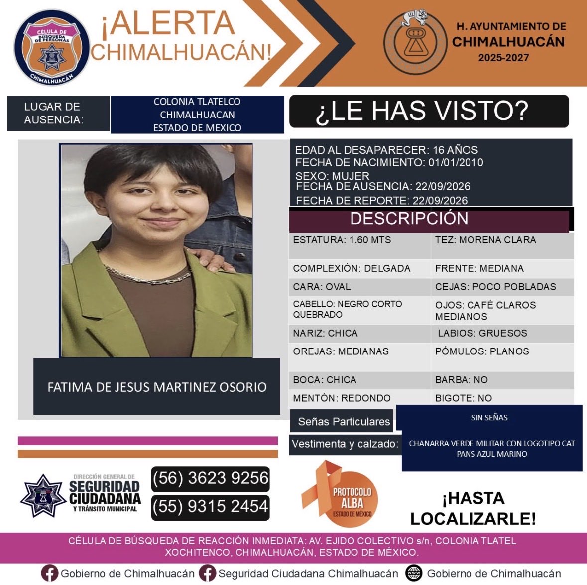 DiegoKoplowitz's tweet photo. @AAmberCDMX hola, me podrías  ayudar a difundir esta ficha de desaparición por favor? https://t.co/qv5IjSc0wQ