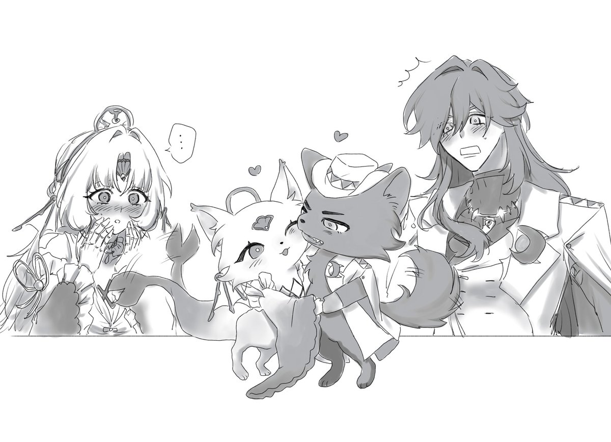 gmh_ro's tweet photo. シナパル(ケモノのすがた)
  #ashpearl #不死パル 🐺🐚 https://t.co/vFHz3cK4IM