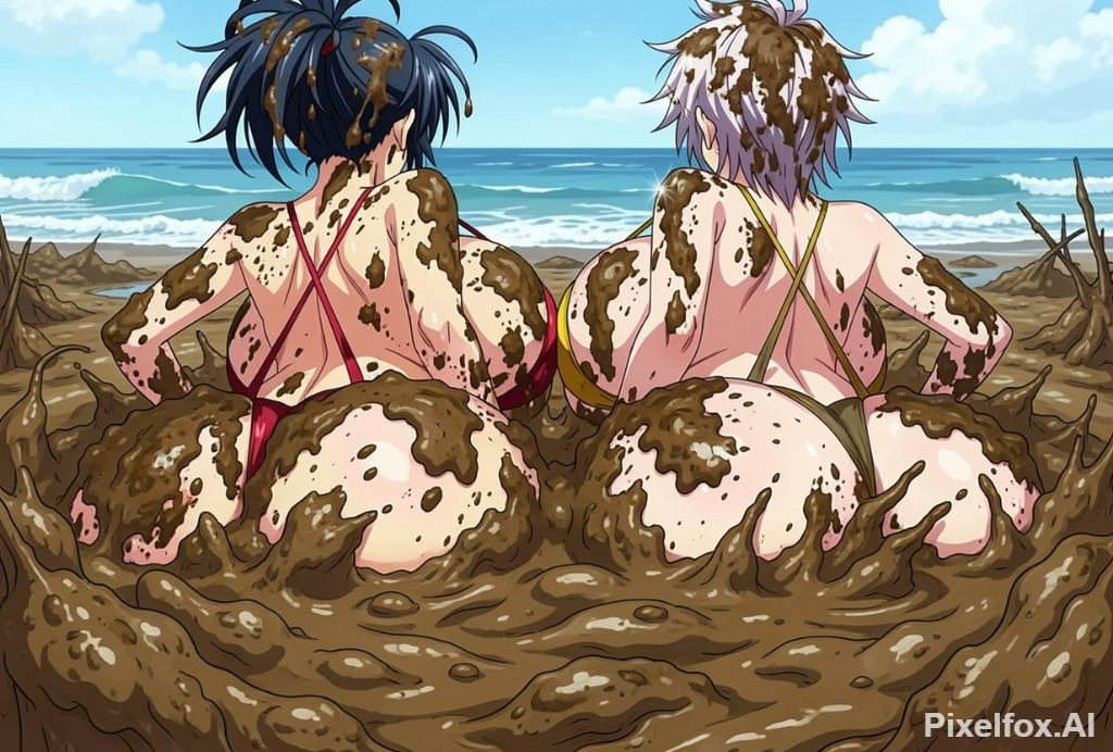 SwampRat95AI's tweet photo. Chifusa and Kagefusaβs huge bums have been fully beached on the muddy shore.
Those bikini booties aren't going anywhere anytime soon. ππ
#ManyuuHikenchou #HyperAss #MudFetish #NSFW #AIArt https://t.co/l4KQwCZT3v