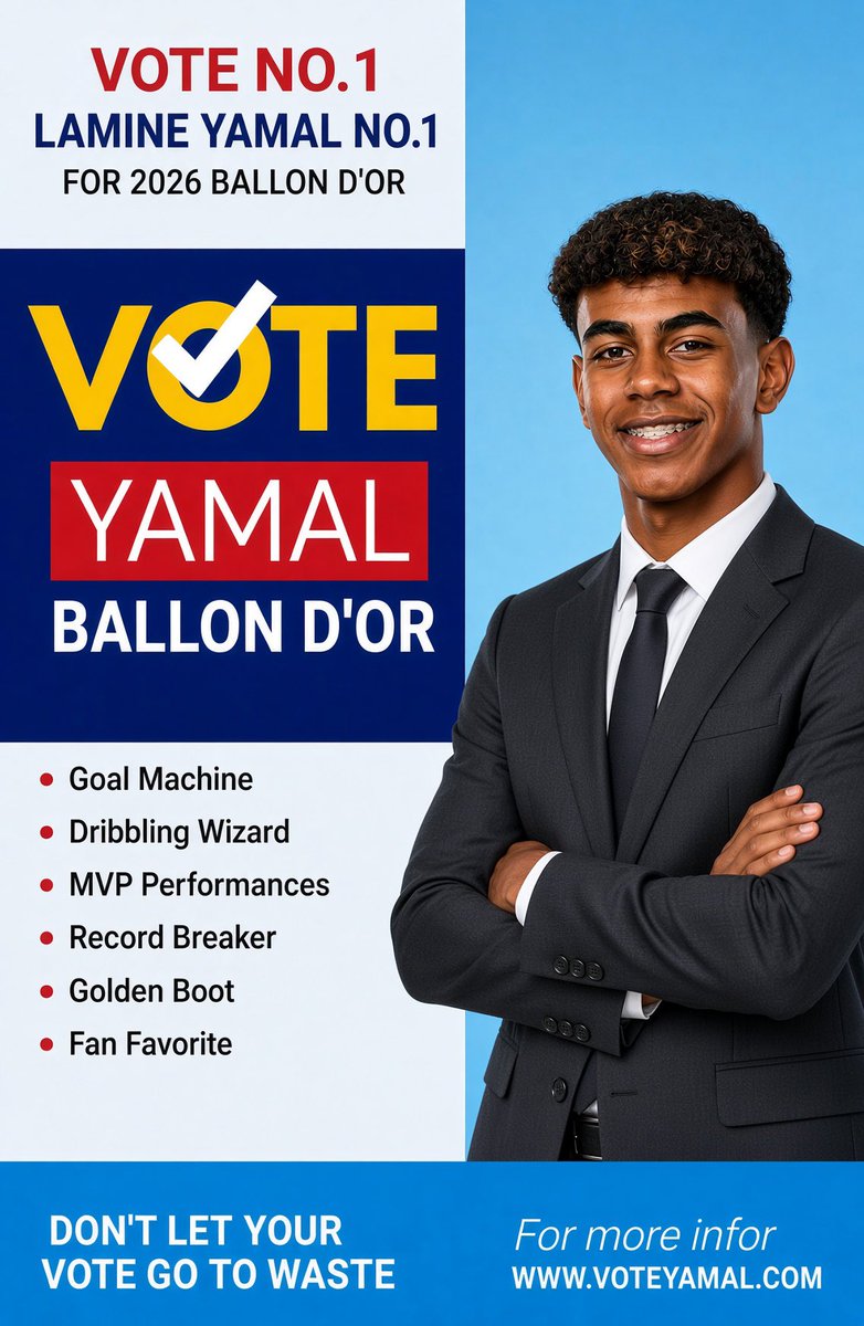 muskey21's tweet photo. Mbappé: “The campaign headquarters is officially open.” 😭

Yamal: “EVERY VOTE COUNTS.” 😂

The Ballon d’Or has officially become an election

may the best man win 😭🤣🤣🤣 https://t.co/k2qFdNwFHo