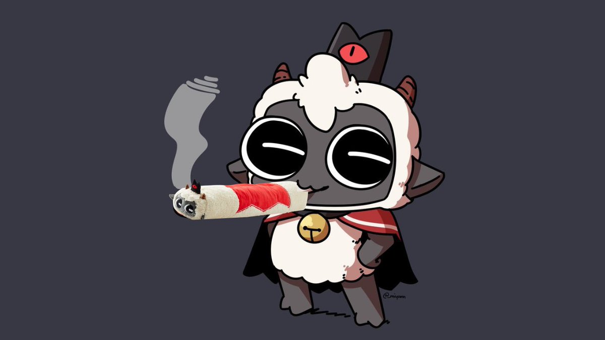 cultofthelamb's tweet photo. noooo lamb don't smoke it nooo https://t.co/zPuexgALfZ