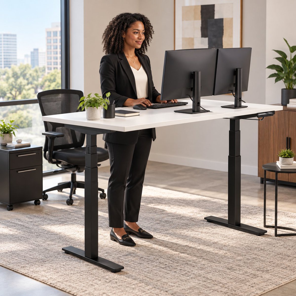 EZcubicles's tweet photo. Always wondered how a sit-stand desk actually works?
Maybe you already have one and want to see what an upgrade looks like. Or maybe you’re considering height-adjustable desks for your whole team.
Come try one out at Office Furniture EZ. https://t.co/MH4DG3QYVH. https://t.co/IKwCr5ujaV