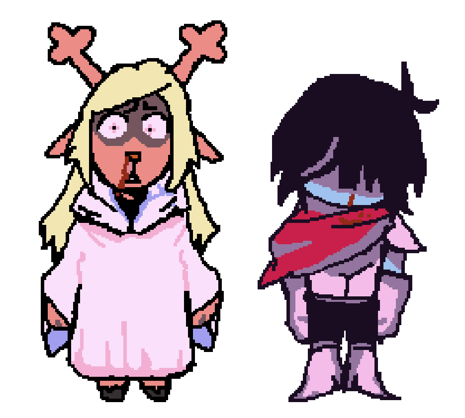 Matt_Heyyy's tweet photo. The Vessel &amp; The Ice Mage. #deltarunefanart #WeirdRoute https://t.co/LGGp1USgog