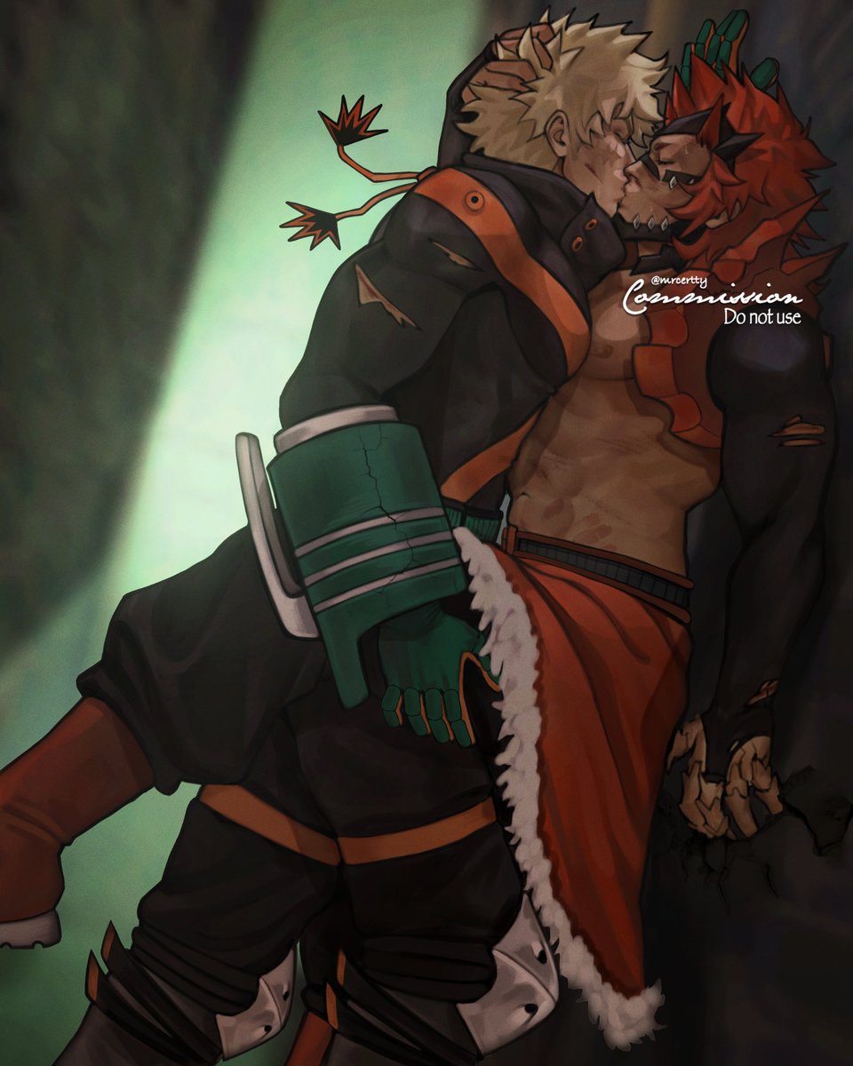Mrcertty_'s tweet photo. Commission for @virahaus 
Amei fazer essa 🥹 Obrigado pela confiança!! #kiribaku https://t.co/fGoCypRsmQ