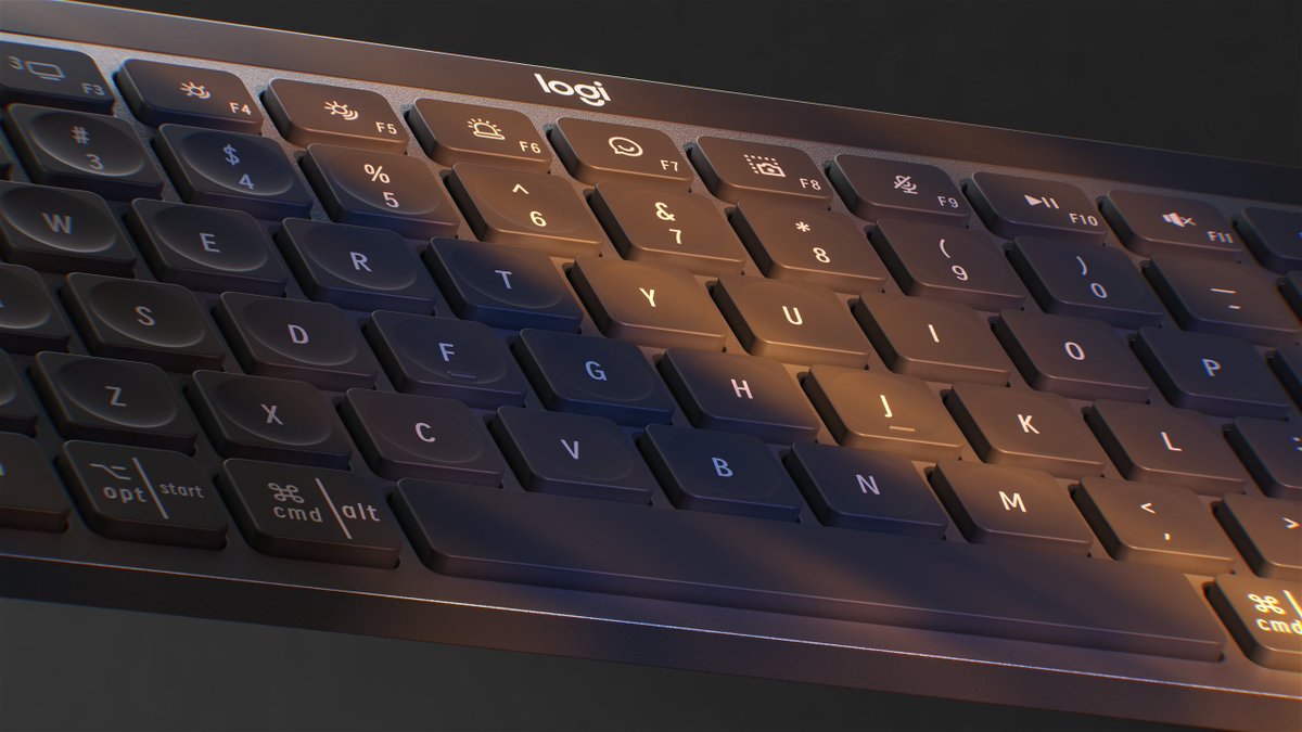kc_themotion's tweet photo. 3D MX Keys Mini 

C4D + Octane. Glow on the keys took forever to get right. https://t.co/i19db8QwBH