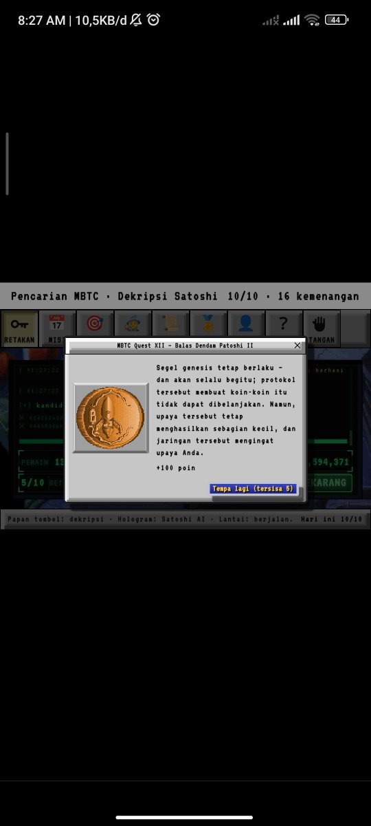 bebechidosss's tweet photo. Exploring the decentralized world and testing network limits through Satoshi Decryption on MBTC Quest! Every daily mission brings us closer to a true Web3 revolution. Keep pushing forward and never slow down! 🚀🔥 Join and prove your research now! @1096361BTC $MBTC https://t.co/YtSgCNWdYw