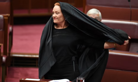aaronsmith's tweet photo. Could journalists please stop asking white supremacists, neo-Nazis and KKK members whether Pauline Hanson and One Nation’s policy platform appeals to them.
Pauline doesn't like it. https://t.co/Vk5bRSKp3p