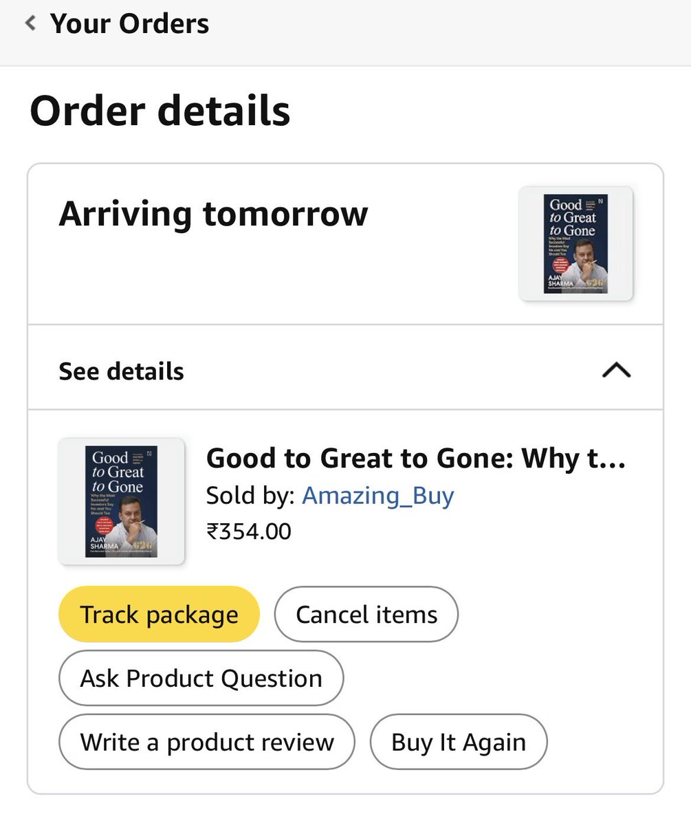 shyamnvora's tweet photo. @G2GAjaySharma waiting for the book. https://t.co/xDYUKFXT1O
