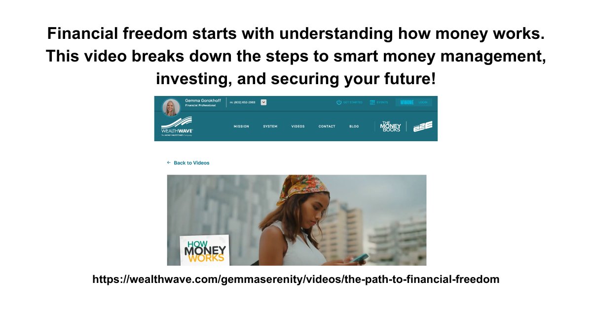gemmaserenity's tweet photo. Financial freedom starts with understanding how money works. This video breaks down the steps to smart money management, investing, and securing your future! https://t.co/zTOqN31kmQ @WilfredWarrick https://t.co/dwHxktmVsI
