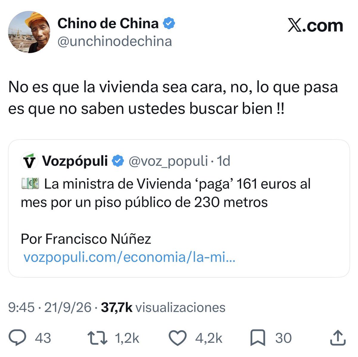 mejoreszasca's tweet photo. ZASCA!!!!!!!!!!!! de @unchinodechina a @isabelrguez . Vía @JuandeRuano https://t.co/WF917Yl4TS