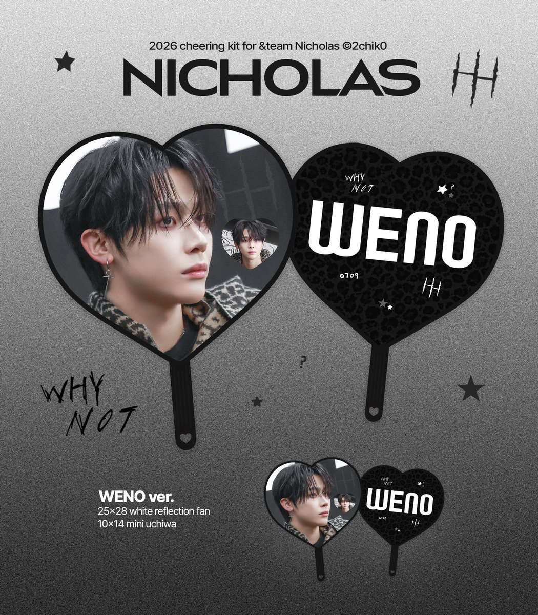 2chik0's tweet photo. 2026 cheering kit for #NICHOLAS

KSPO 현장수령 및 국내배송
https://t.co/ZgLOjT1Y6N

⋆⋆ 09. 23 - 09. 30
⋆⋆ RT 추첨 두 분께 우치와를 드립니다
⋆⋆ please DM for G.O

#니콜라스 #ニコラス #王奕翔 #andTEAM https://t.co/9wX2WHBgA0