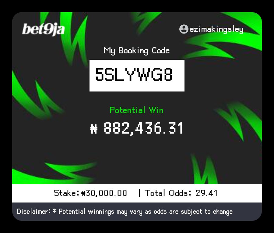BETODDSMASTE's tweet photo. #bet9ja SOCCER ZOOM #bet9jaCodes 5SLYWG8 https://t.co/NnnmgAYRE6