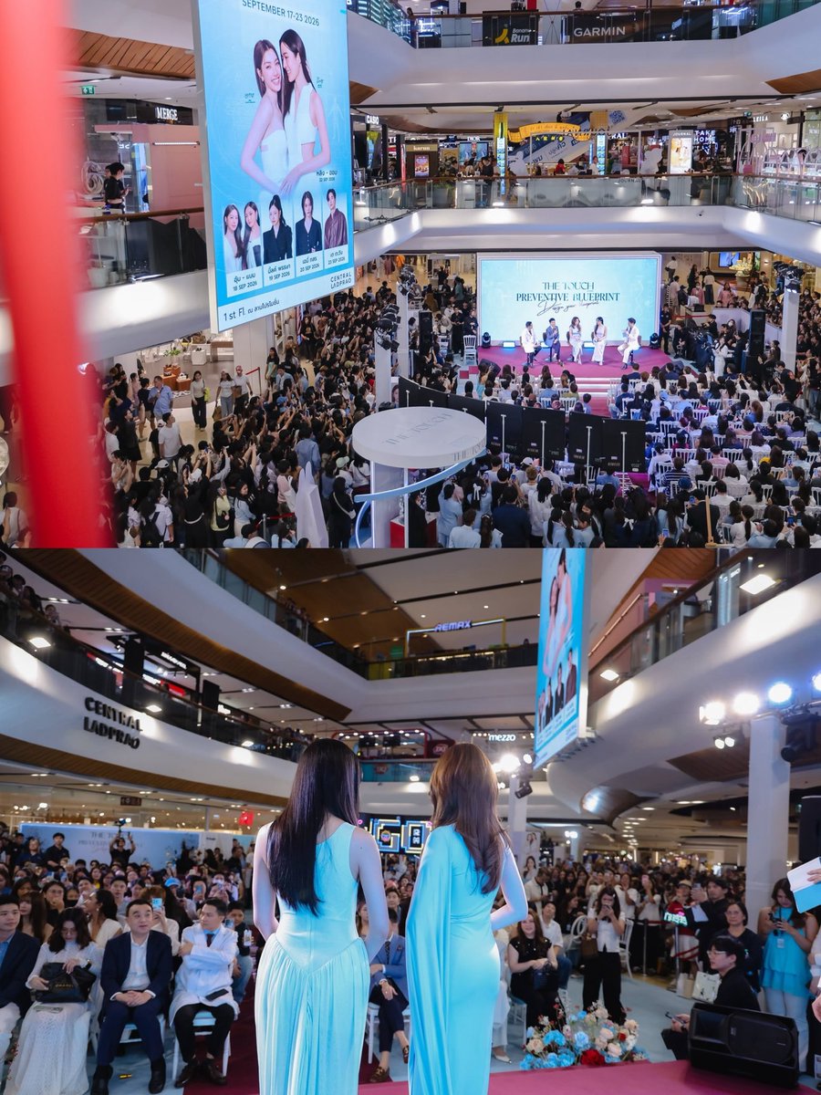 Thetouchgroup's tweet photo. ห้างแตกอีกครั้ง! 💙🔥 เมื่อ BA พี่หลิง–น้องออม
มาร่วมสร้างโมเมนต์พิเศษในงาน…
 THE TOUCH PREVENTIVE BLUEPRINT

ขอบคุณแฟน ๆ ทุกคนที่มาหากันจนบรรยากาศแน่นทุกพื้นที่ 🫶🏻
ทั้งเสียงเชียร์ รอยยิ้ม และความน่ารัก จัดเต็มตลอดทั้งงาน

ขอบคุณทุกคนที่มาเป็นส่วนหนึ่งของวันพิเศษนี้ไปด้วยกันนะคะ

#TheTouchBluePrintxLingOrm
#LingOrm #หลิงออม #Linglingkwong‌ #OrmKornnaphat‌