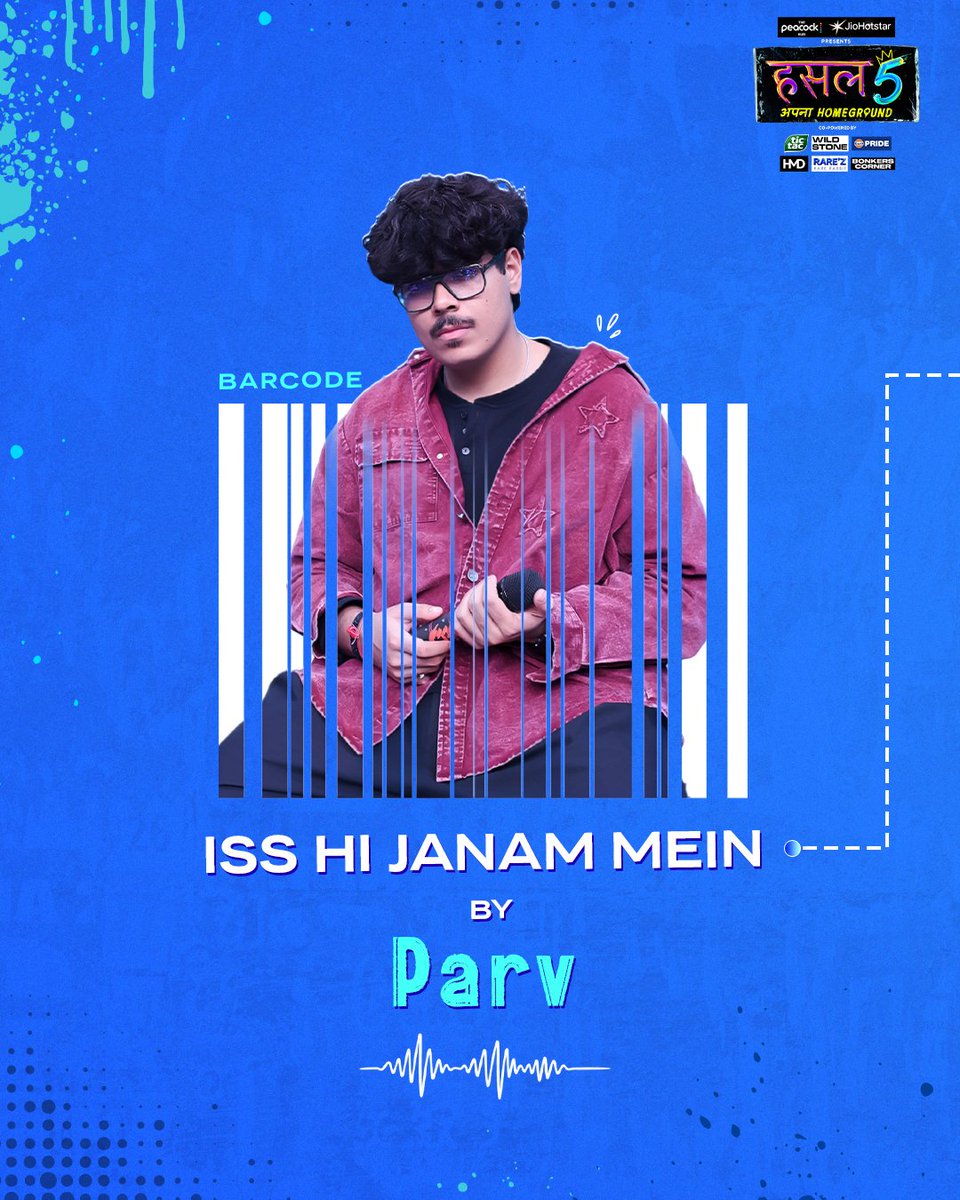 mtvhustle's tweet photo. Parv ki baaton mein bhi ek baat hoti hai ๐ซถโจ
#ThePeacockHubOnJioHotstar presents Hustle 5 Apna Homeground, co-powered by #TicTac, #Wildstone, #GulfPride, #HMDVibe2, #Rarez & #BonkersCorner. Sat-Sun 7pm on JioHotstar and MTV.
#Hustle5 #BarCode #Parv https://t.co/xRiSFeuwbB