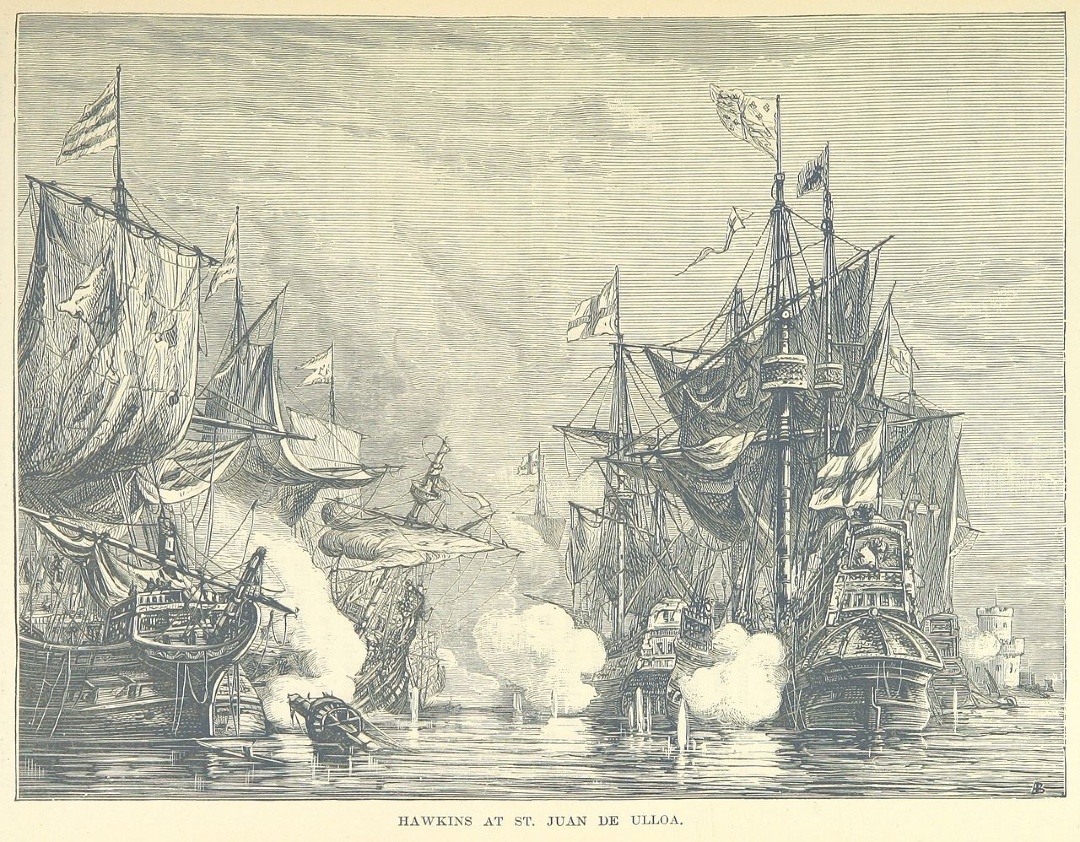 GestasdeEspaNa's tweet photo. #TalDíaComoHoy de 1568 tenía lugar la batalla de San Juan de Ulúa.
Tras un año de saqueos y asaltos, la flota inglesa de John Hawkins y Francis Drake fue derrotada por la de Francisco Luján, lo cual permitió a España recuperar una parte de lo que los ingleses habían saqueado. https://t.co/xtBH5AYo5b