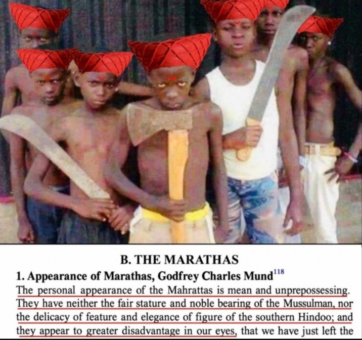 mimiishavl's tweet photo. @theexwhogothot Average chamrata(maratha) lives in delusion https://t.co/4dNX4h0480