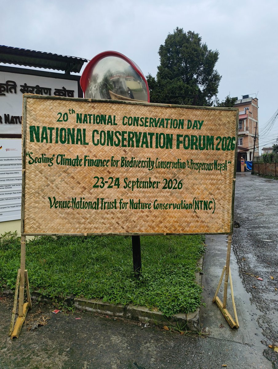 CHAMERO_SIR's tweet photo. National Conservation Forum 2026
#IUCN #Nepal #NTNC https://t.co/kstVqoy0Hs