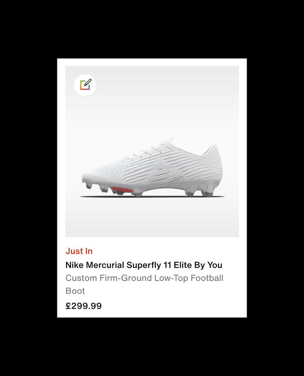 centregoals's tweet photo. 🚨🚨| NEW: Nike are now selling Kylian Mbappe’s white-out Mercurial for £299. https://t.co/GpKvhQNXrd