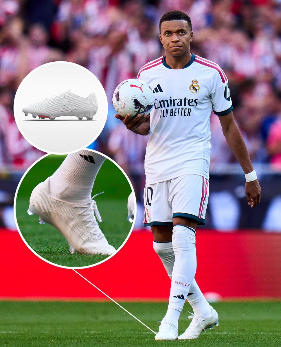 centregoals's tweet photo. 🚨🚨| NEW: Nike are now selling Kylian Mbappe’s white-out Mercurial for £299. https://t.co/GpKvhQNXrd