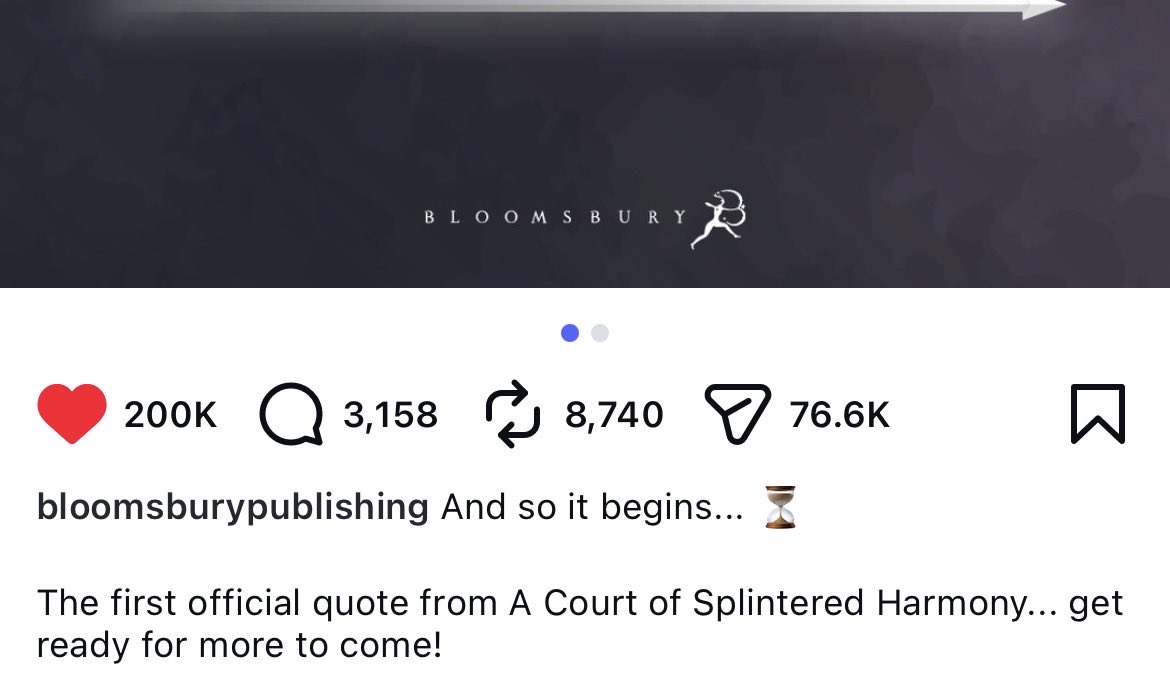 libbyswft's tweet photo. Lol, it was literally a snippet of line from the book itself and a teaser, so obviously that’s what drove the engagement. Maybe check the other posts before making that comparison. https://t.co/iGYJUMrtsy