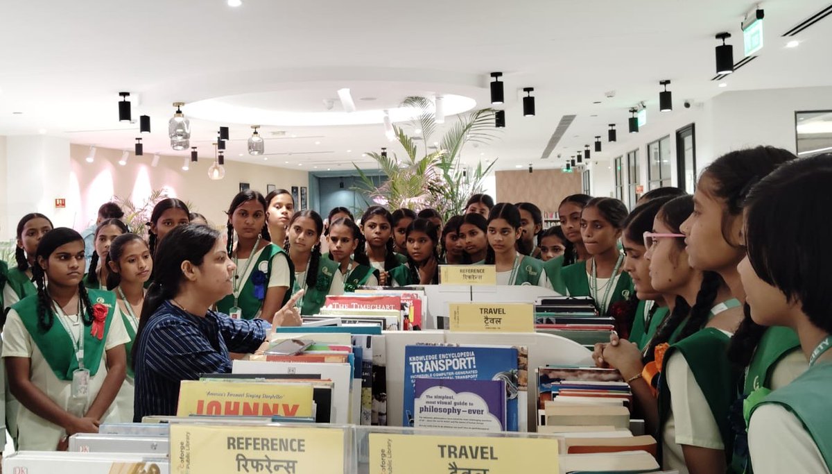 PardadaPardadi's tweet photo. 📚A new place can open the door to a new dream.

46 girls from Pardada Pardadi visited Coforge Public Library, Noida, exploring books, new ideas and a different learning environment.

Thank you, Coforge Public Library, for welcoming our girls and making this experience special! https://t.co/wp5BUhumTd