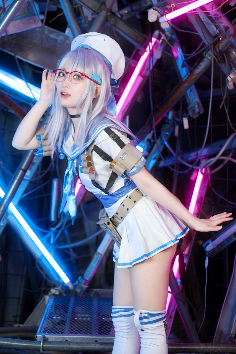 12HioriLium's tweet photo. Cosplay / コスプレ
(⚠️グローブ付け忘れています🙇‍♀️)

勝利の女神:NIKKE
ネオン 

撮影 ⇒ねむさん (@24nebusoku)
場所 ⇒@studiomizuki

#NIKKEcosplay https://t.co/uWTpkXnhg8