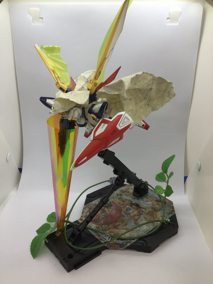 aizu_sengoku's tweet photo. おもちゃ屋本舗会津千石店

第4回 プラモデル展示会作品紹介

エントリーNo.4　いちよん様作

「閃光一閃」

ベースキット　ガンプラ EGウィングガンダム

＃本舗会津_展示会4th https://t.co/8N07KUUyeT