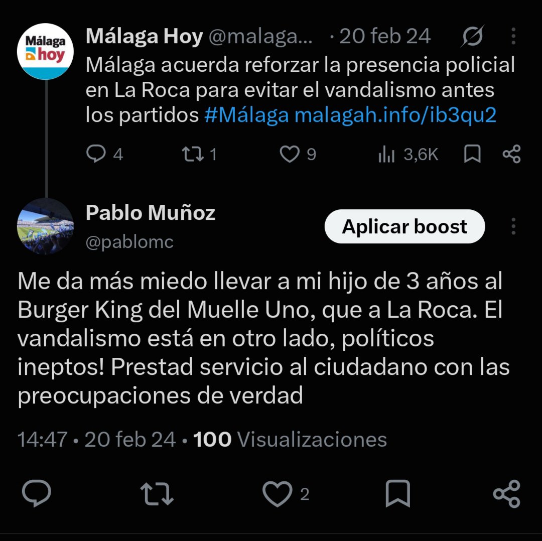pablomc's tweet photo. No me faltaba razón... https://t.co/4A7lU5STSF