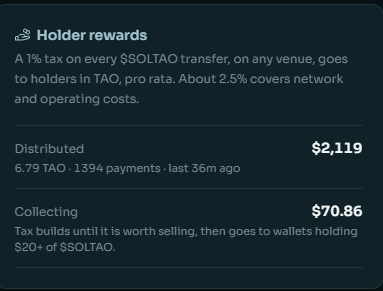 SOLTENSOR's tweet photo. .@LaunchOnSF rewards go brrr https://t.co/3vjFqiARNM
