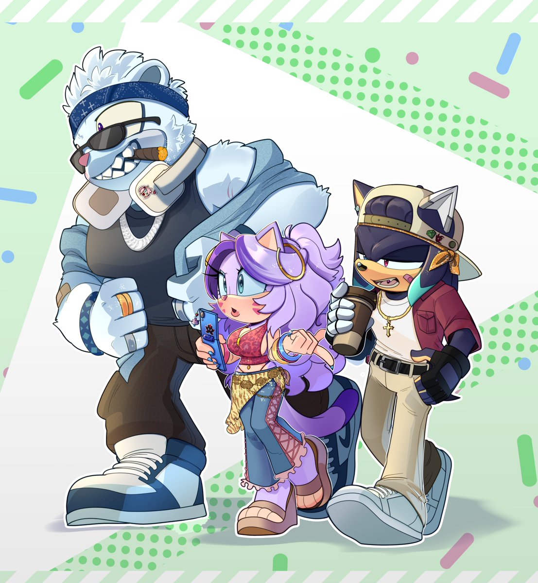 TUSK_NX's tweet photo. El team de los chamacos! 
💜💙🤍 https://t.co/wvTtvIFnBF