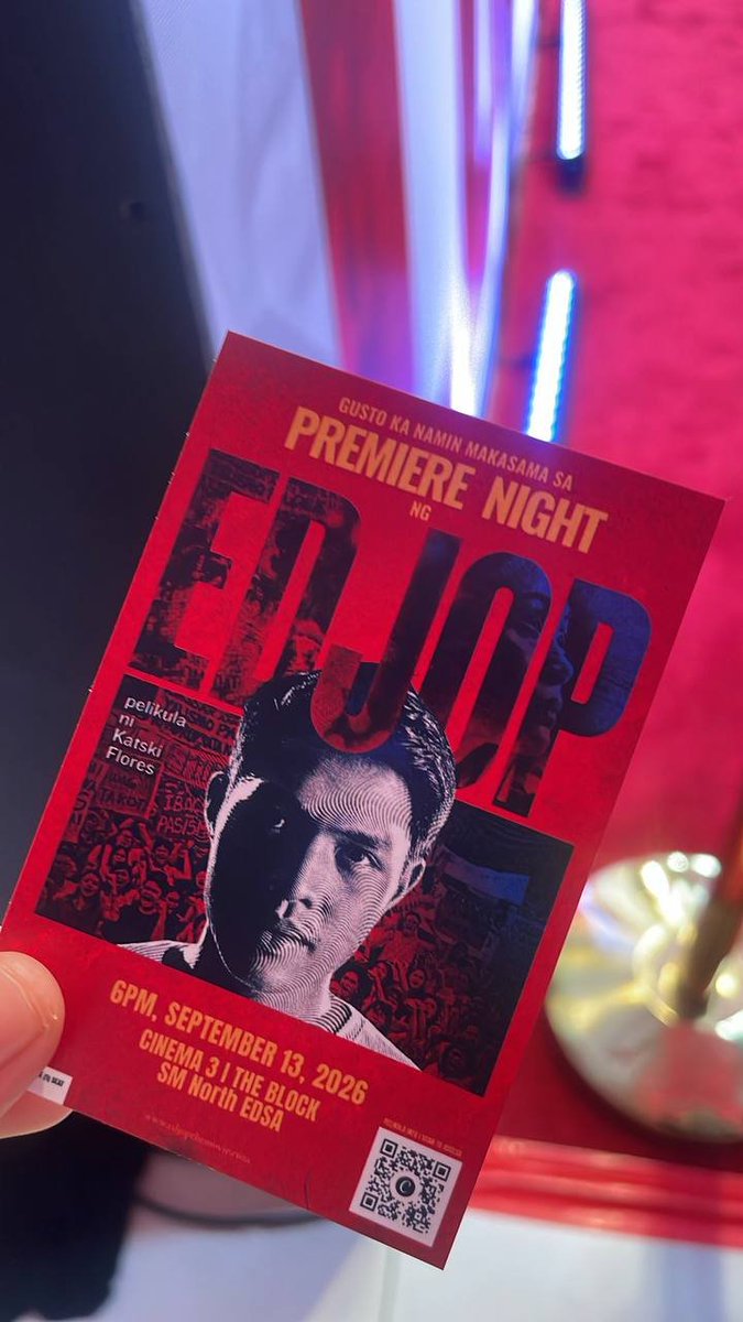 BruNics46336's tweet photo. I can't believe I spent my whole 1 week for edjop 🥹🙌 

The first time is just wow, and the next three made me feel and reflect. Kudos to all behind this!! This was actually my first time watching a Phil historical film! And I love it so much 😩🙌

@JodiStaMaria @EdjopTheMovie https://t.co/XoA7SVzmwu